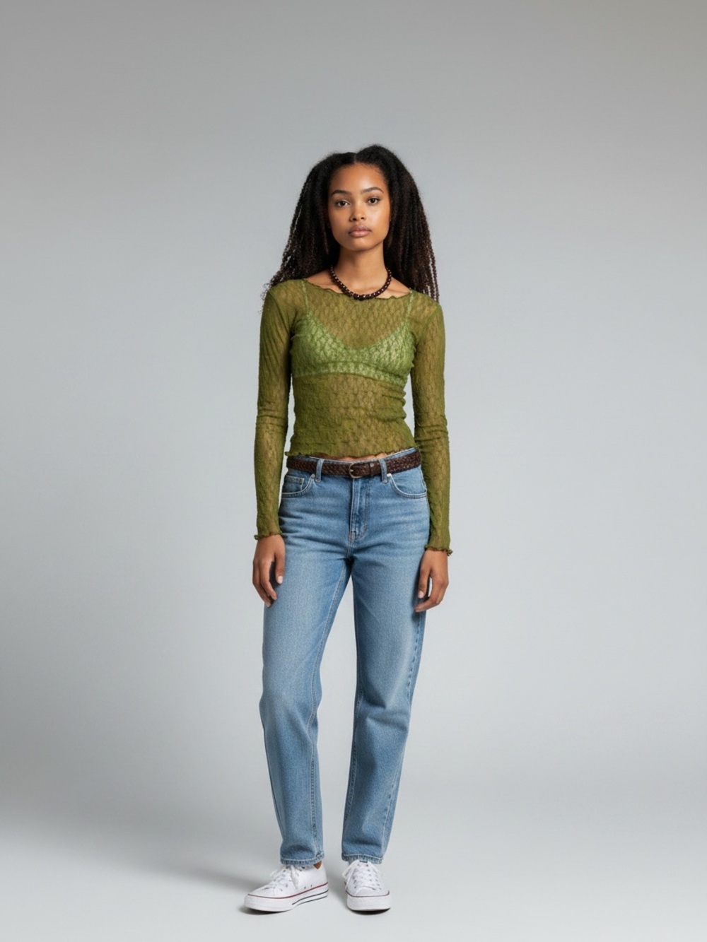 Women’s Long sleeve lace layering tops